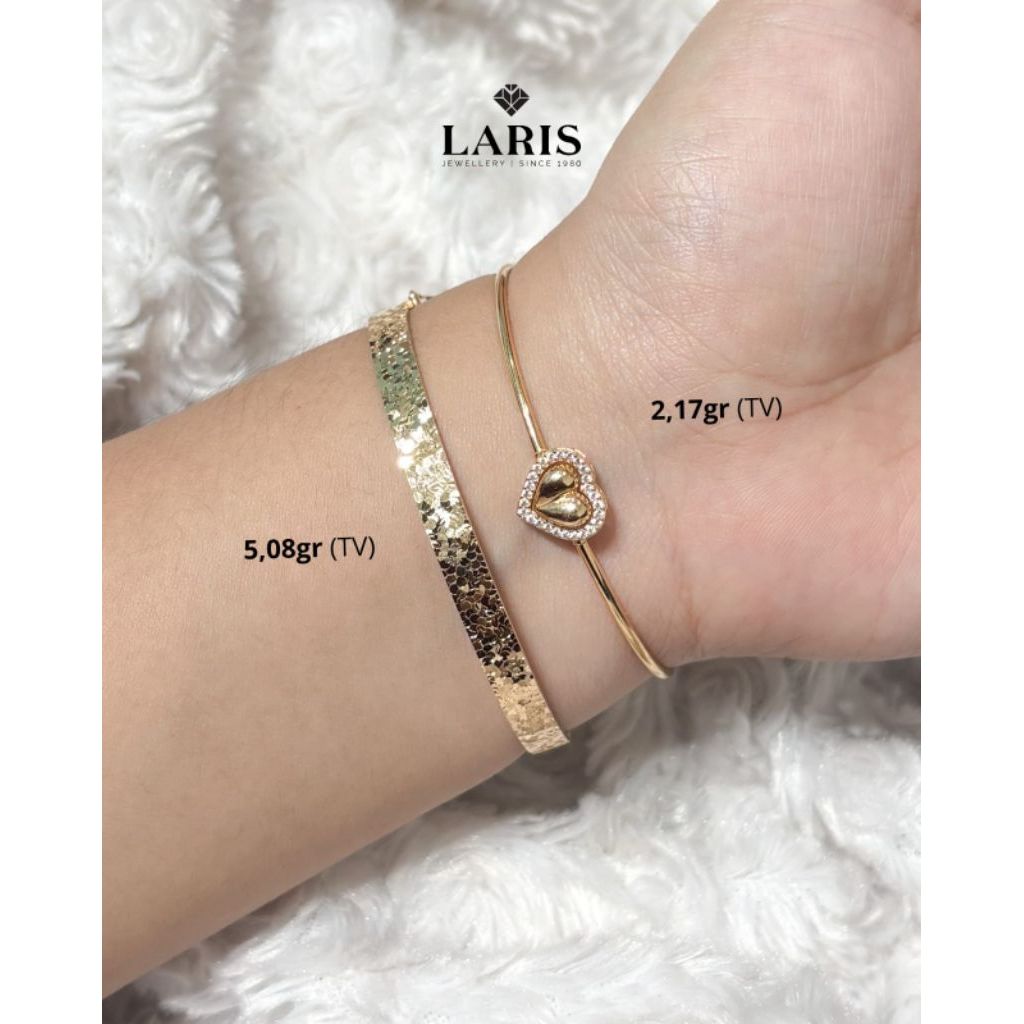 Laris jewellery gelang bangle emas