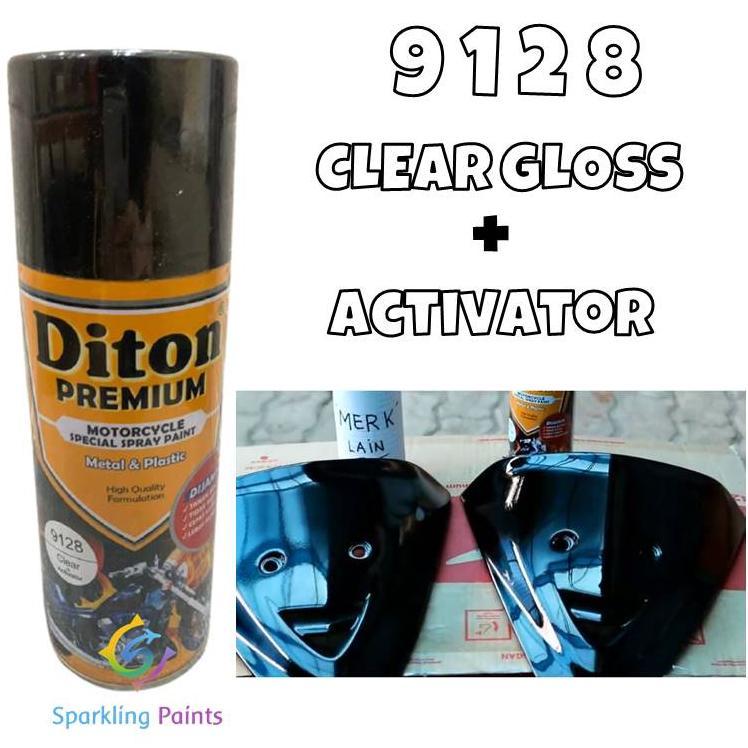 [ROZAK] Pilox Diton Premium Clear Activator 9128 Mengkilap Glossy Gloss Glos Vernis Pernis Klir Anti