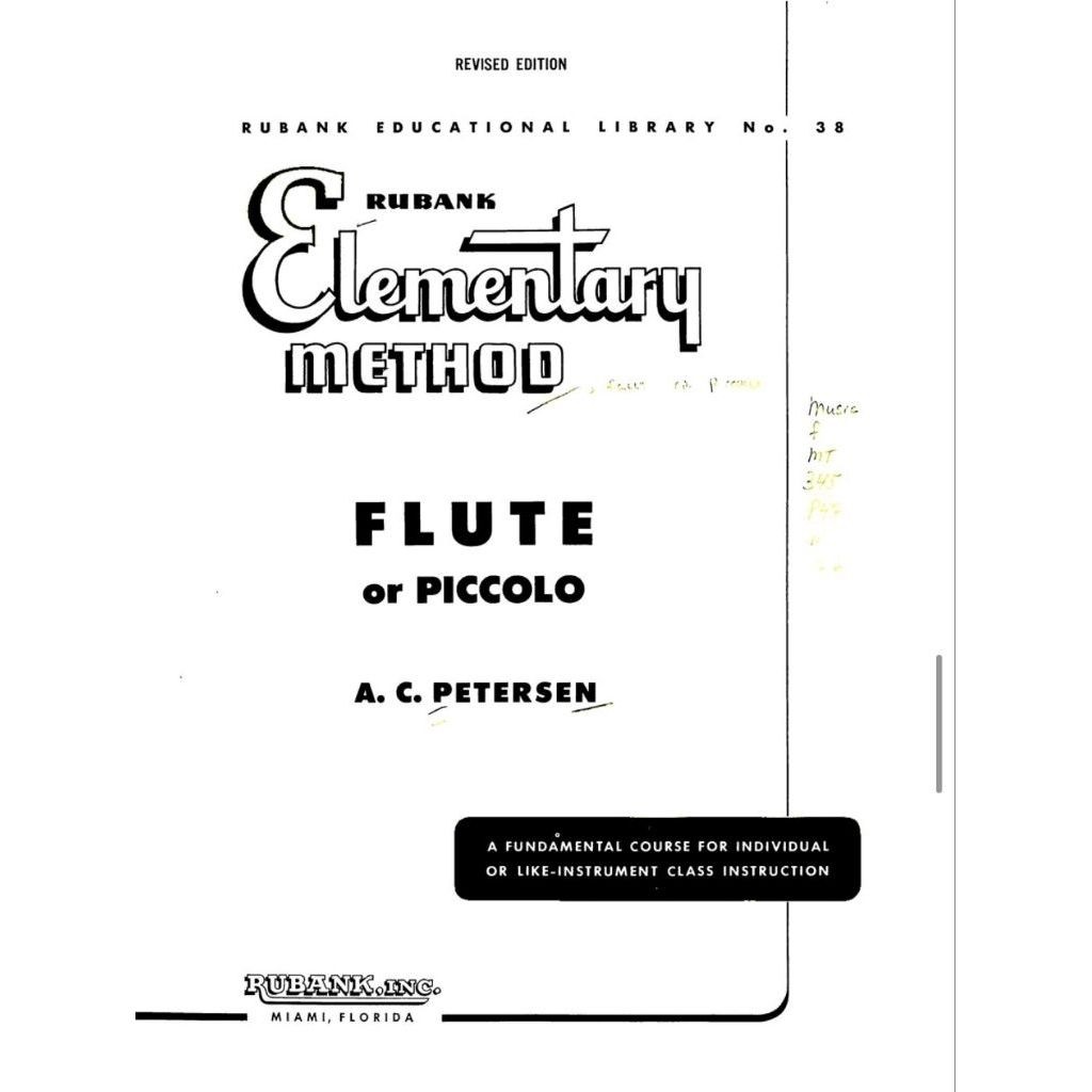 Buku Elementary Flute