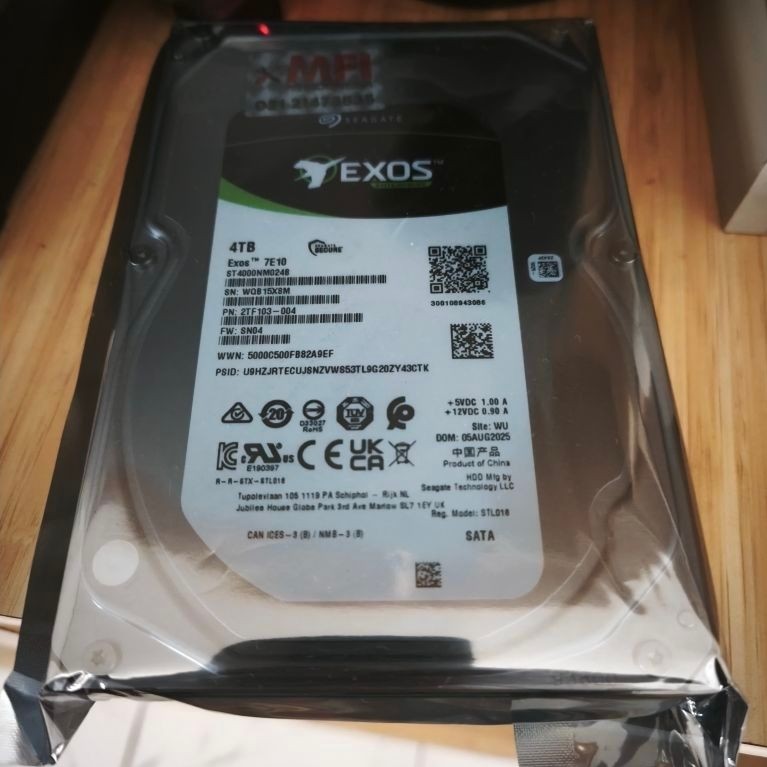 Harddisk Seagate EXOS 7E10 4TB