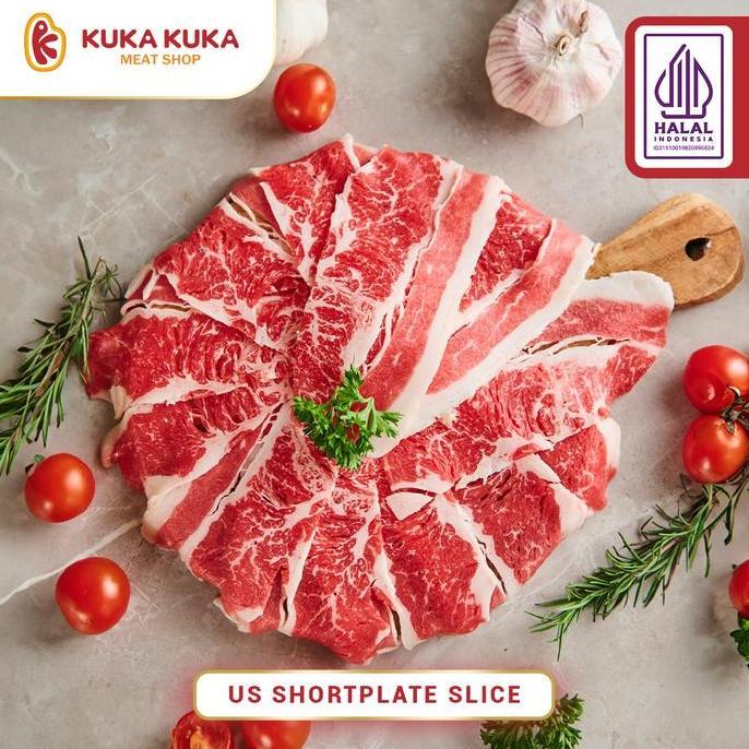 Butter- Daging Sapi Beef Slice Us Shortplate / Karubi / Yoshinoya Slice 1 Kg