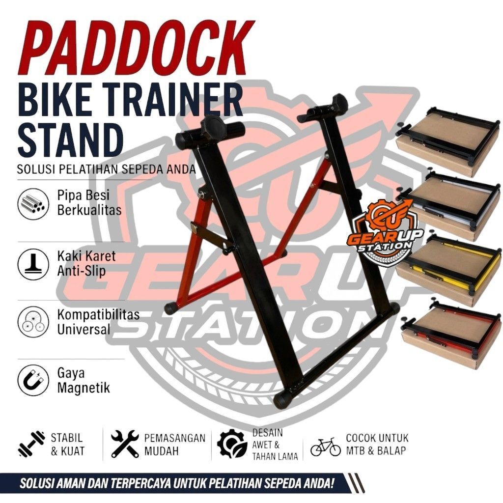 Paddock Sepeda Statis Bike Trainer Stand Universal