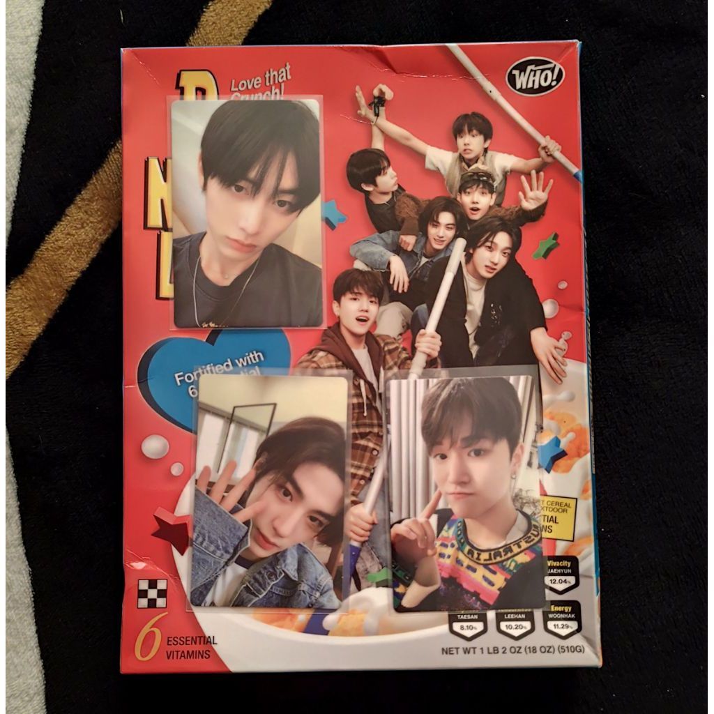 BOYNEXTDOOR ALBUM WHO CRUNCH (PC RIWOO + LEEHAN + TAESAN) baca deskripsi