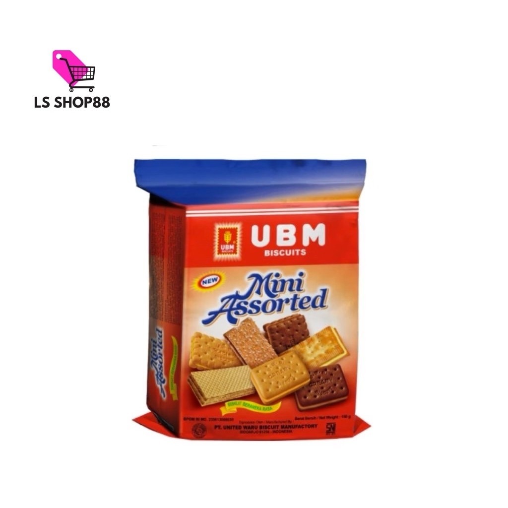 UBM Biscuits Mini Assorted 150g Beragam Rasa