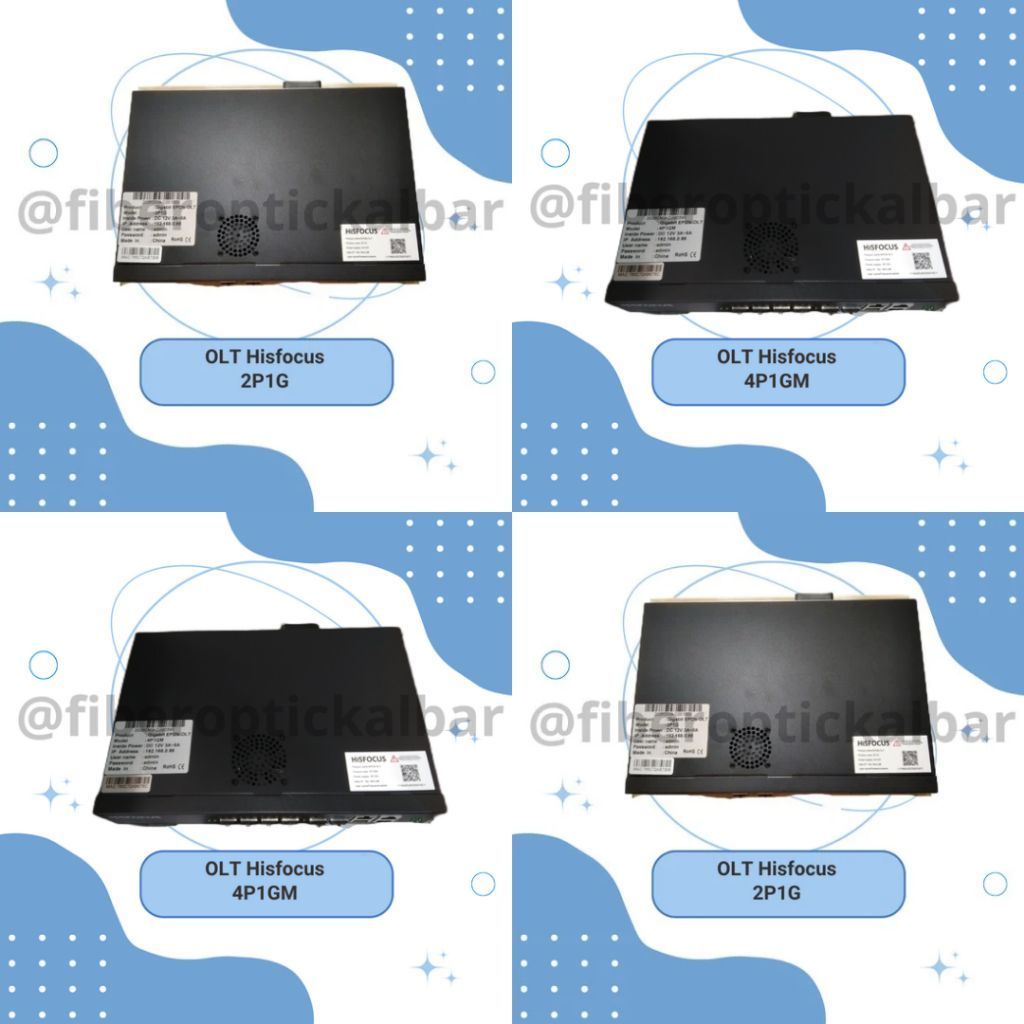 OLT HISFOCUS 2 PON & 4 PON 1G