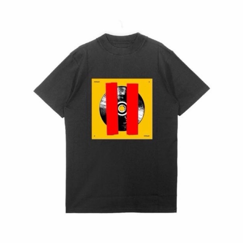 Tshirt Fstvlst Cover Album Fstvlst II Katun Hitam S-XXXL