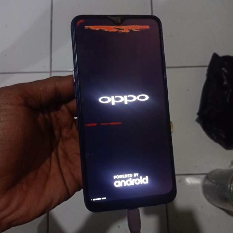 lcd ts ori copotan oppo a5s