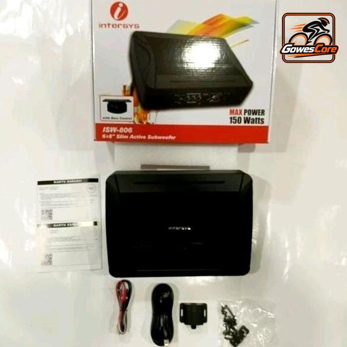 Subwoofer Kolong Jok Intersys ISW-806