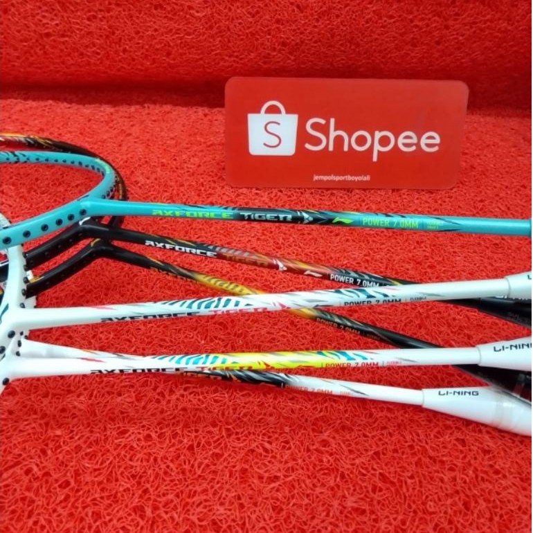 RAKET BADMINTON LINING AXFORCE TIGER || Raket Dunlop Apex Lite , Apex Pro Original