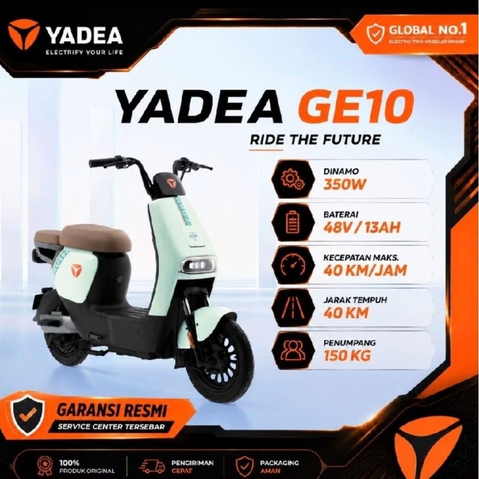 SEPEDA LISTRIK GE10 YADEA