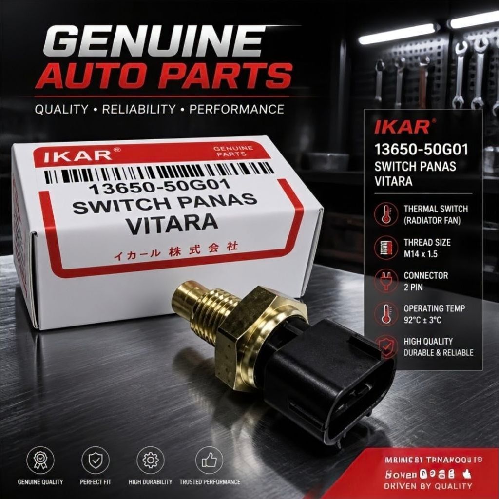 SWITCH PANAS /SWITCH TEMPERATUR/SENSOR ECT/SENSOR TEMPERATUR SUZUKI VITARA,SIDEKICK,ESCUDO 2.0cc G61