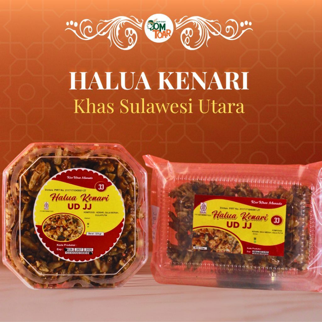 Halua Kenari Top UD.JJ - Khas Manado