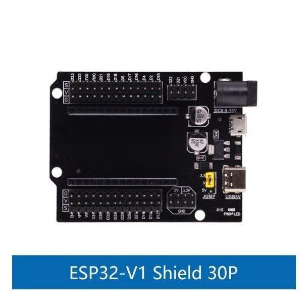 EXPANSION BOARD SHIELD FOR ESP32 ESP 32 WROOM 30PIN BASE PLATE
