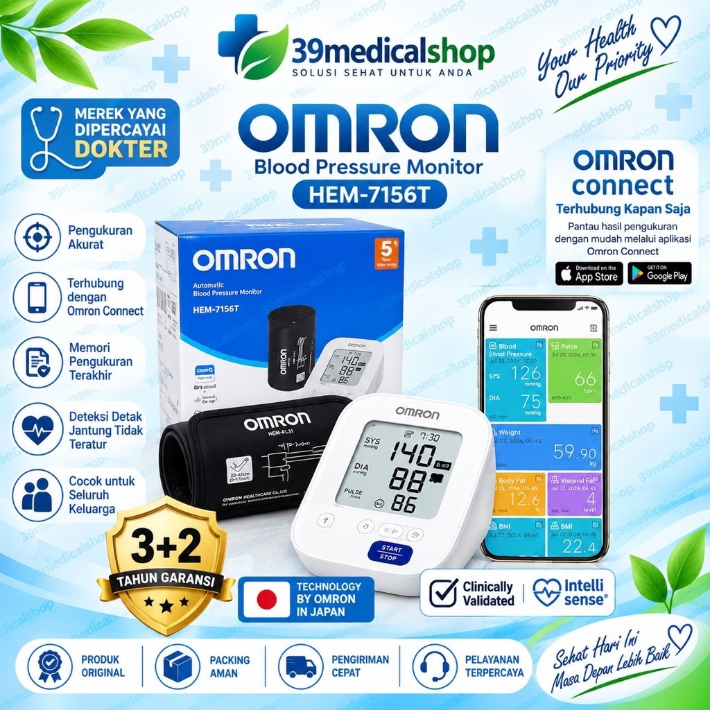 TENSI DIGITAL OMRON 7156T - TENSIMETER DIGITAL OMRON 7156 - TENSI OMRON 7156 A