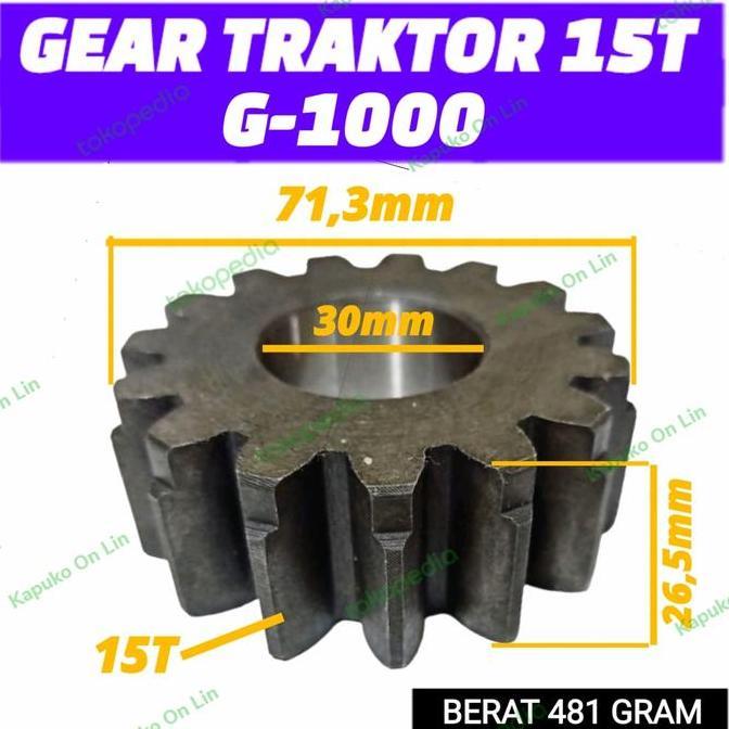 TERBARU - G1000 GIGI TRAKTOR 15T UNTUK TRAKTOR TANGAN QUICK