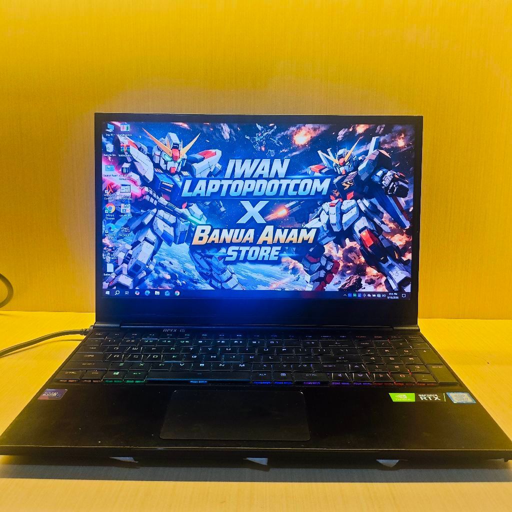 AFTERSHOCK 15 APEX RTX 2060 INTEL CORE I7 9750H RAM 16GB SSD 512TB - GAMING, RENDERING, EDITING & CO