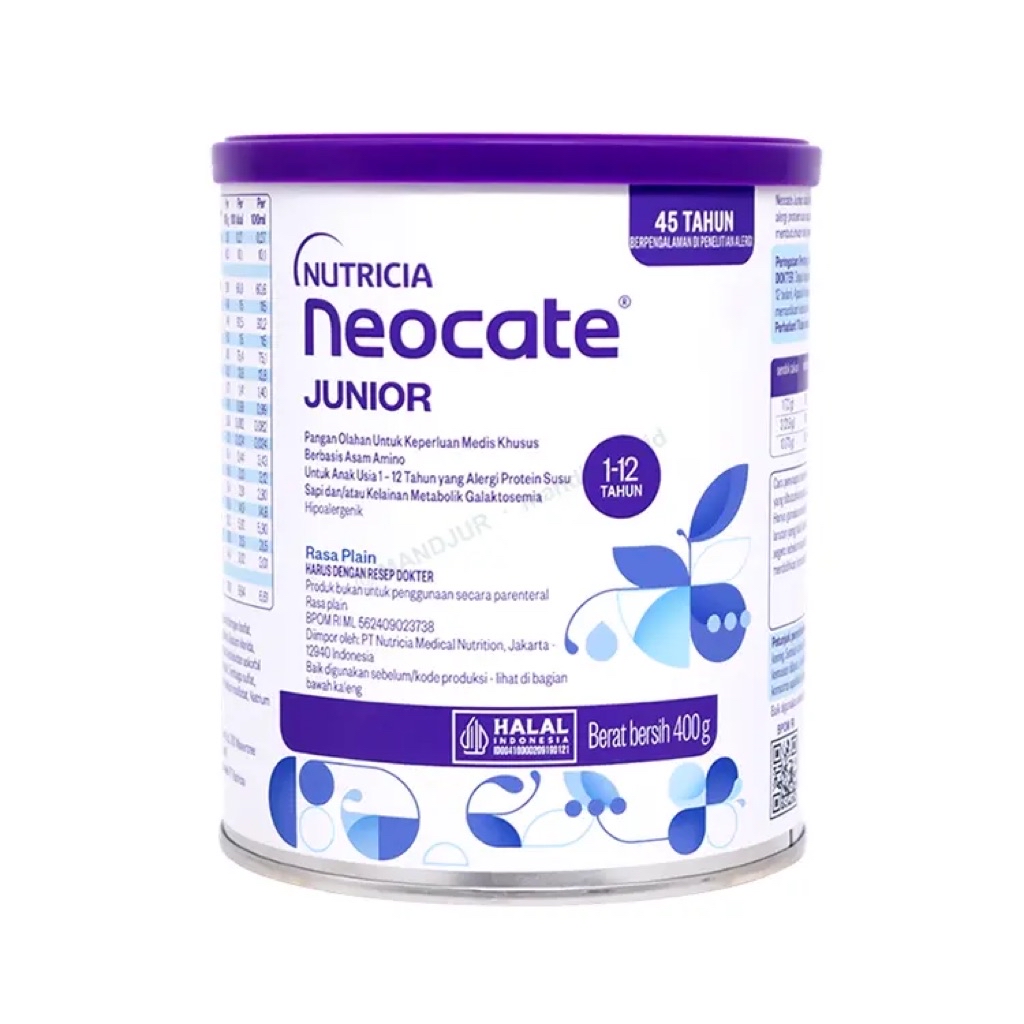 Neocate Junior 1-12 Tahun susu alergi