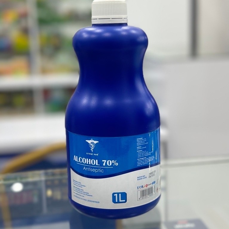 Alkohol Cair 70% 1 Liter - ACM Antiseptik Desinfektan