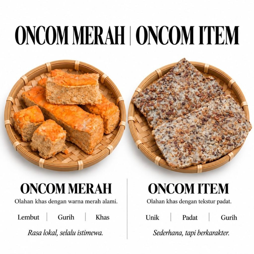 Oncom Merah | Oncom Hitam Item 1 pack