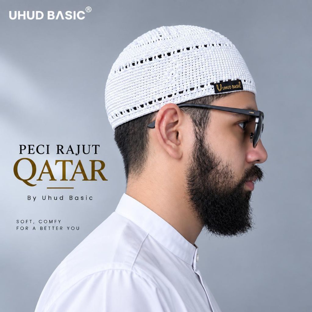 Uhud Basic - Peci Rajut Qatar Peci Rajut Premium