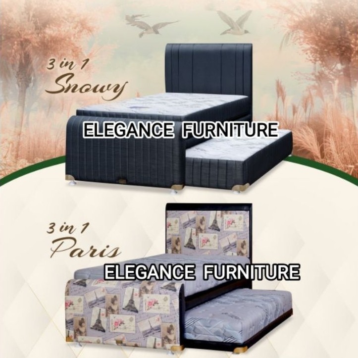 Bed Dorong 3in1 Helux 120x200 / Bed Sorong 3in1 Helux PEKANBARU saja