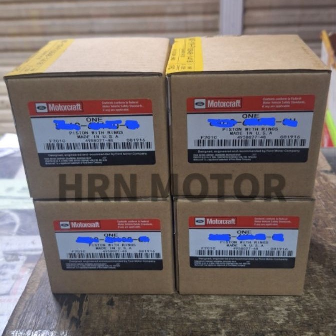 Piston Dan Ring Seher 0.50 Ford Fiesta 1.4cc 1.4 cc 1.400cc Set