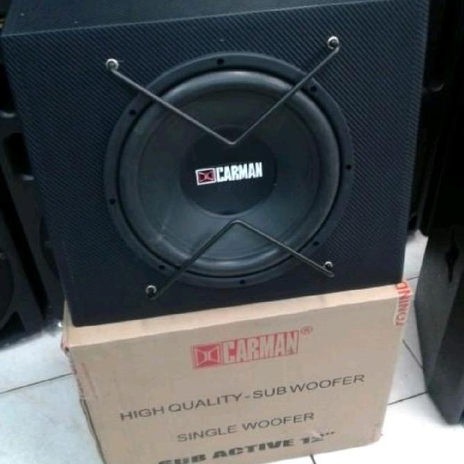speaker subwoofer mobil carman aktif 12 inch / subwoofer mobil 12 inc