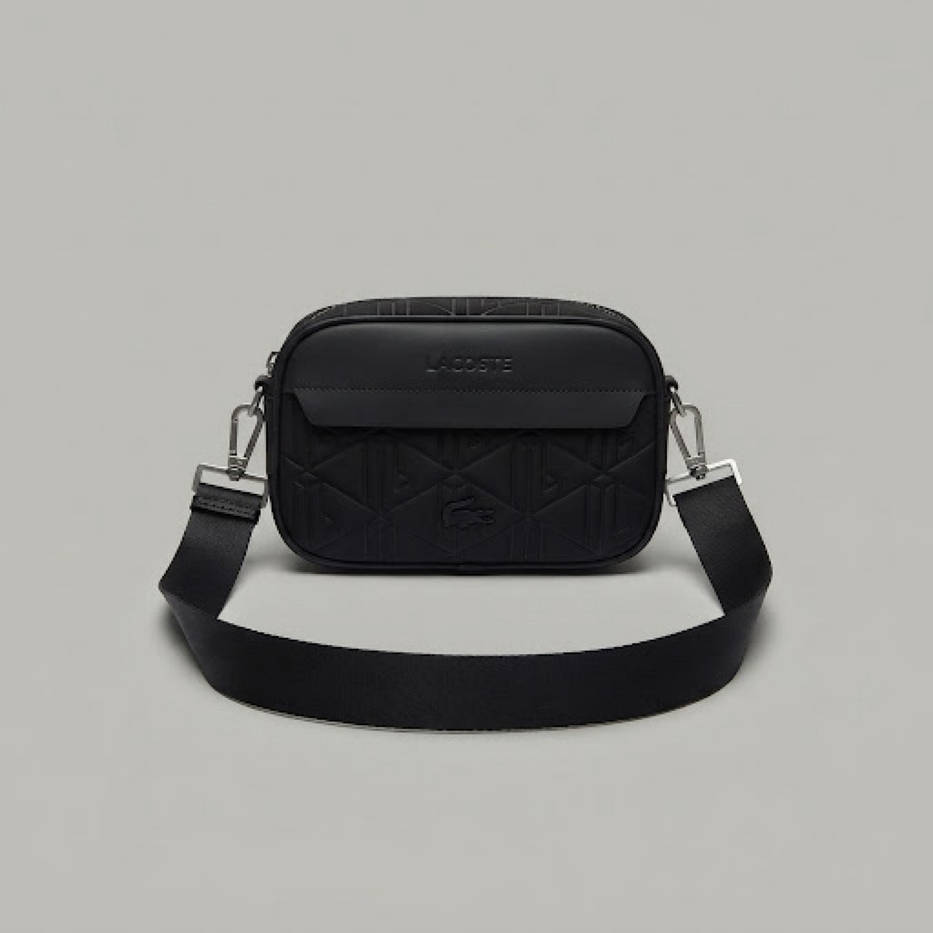 Tas Selempang Pria Lacoste The Blend Crossbody - Black