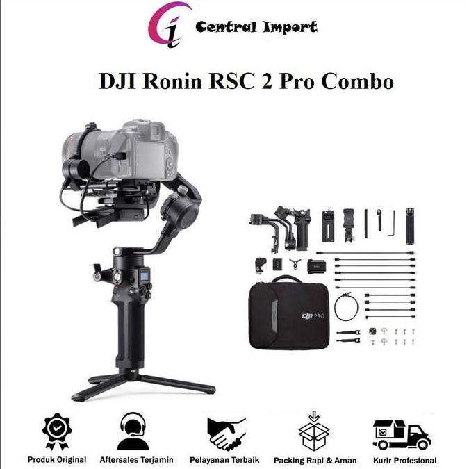 BEBAS ONGKIR - DJI Ronin RSC 2 Pro Combo Stabilizer Gimbal Camera - DJI Ronin RSC 2