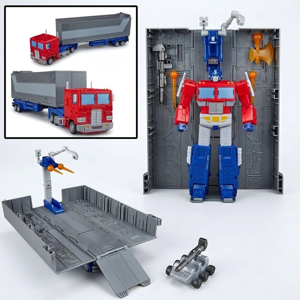 Optimus Prime ASTOYS Iron General fullset Add On + Kontainer (AS-08S & AS-09)