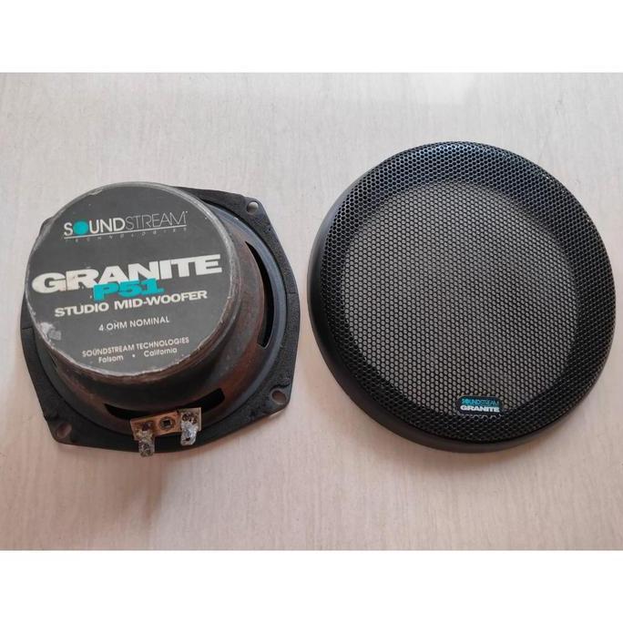 Vintage ORIGINAL GENUINE Speaker Audio Mobil Mid Woofer Soundstream Studio Mid Woofer P51 5inch HiFi