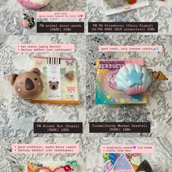 PRELOVED SQUISHY LICENSED PUNIMARU YUMIIBEAR CREAMI CANDY