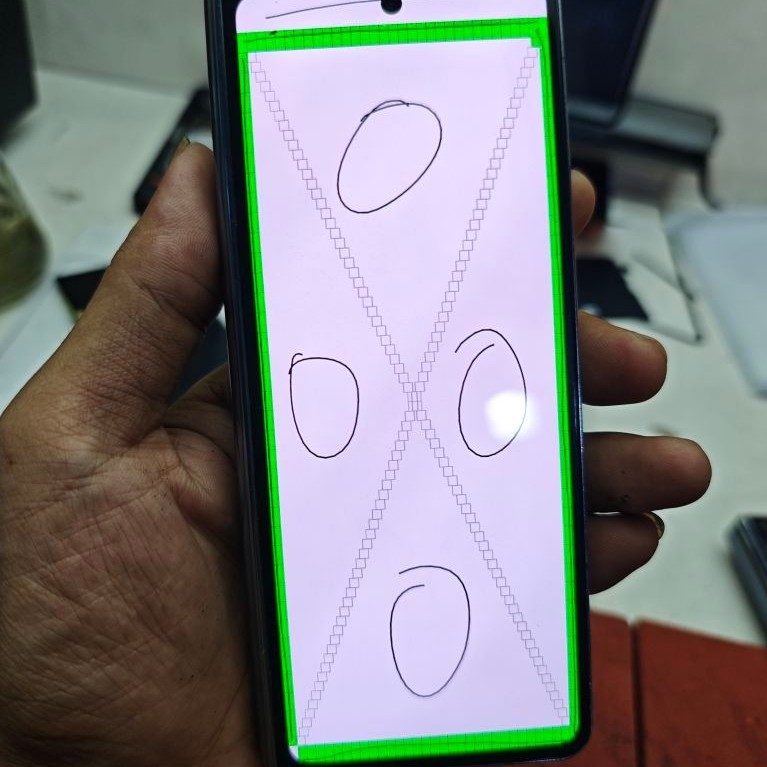 lcd samsung z fold 4 minus garis