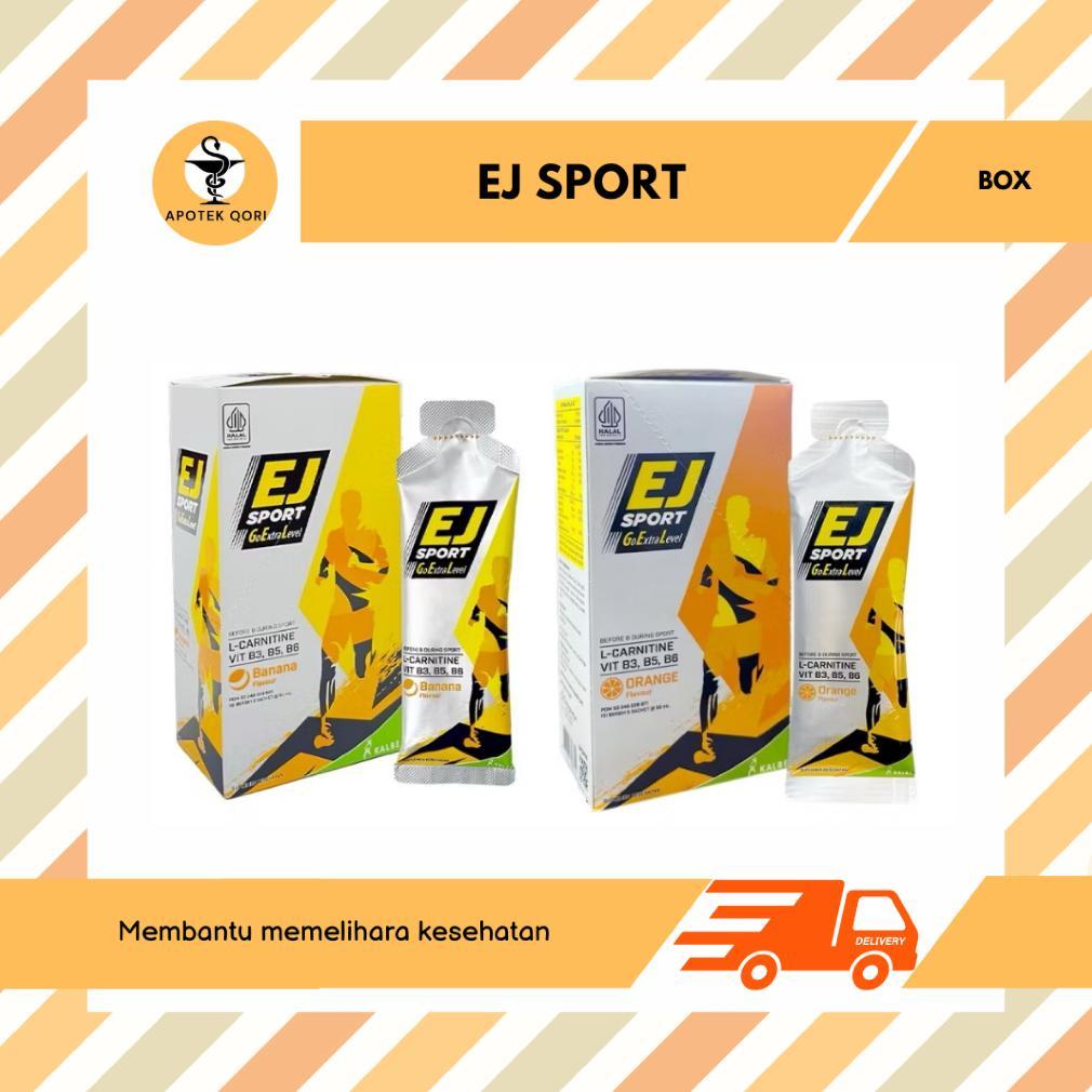 EJ SPORT ENERGY GEL BOX ISI 5 TUBE / RASA ORANGE BANANA / EXTRA JOSS SPORT Diskon