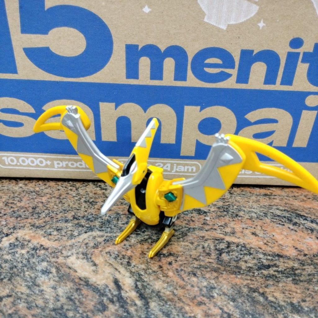 DX Megazord Power Rangers Pteranodon Yellow DX Abaranger Second Junk