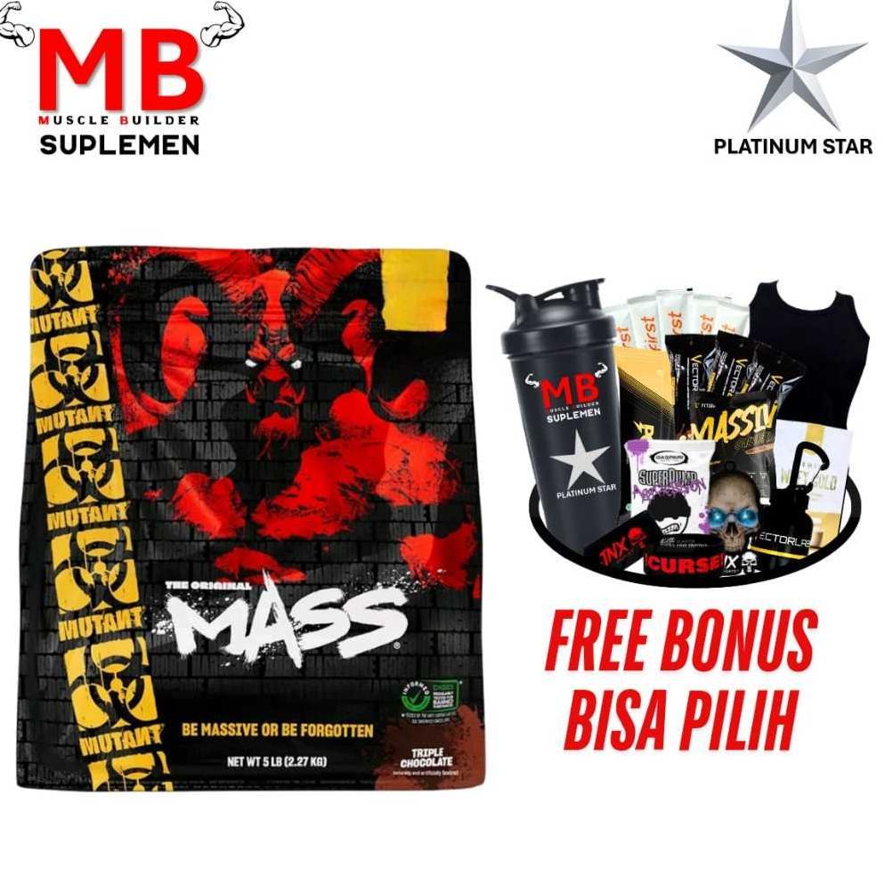 Mutant Mass 5 lbs Pro Gainer 5lbs 5lb 15 lb Protein Gain Weight Masstech Lean N ANS KingMass King Se