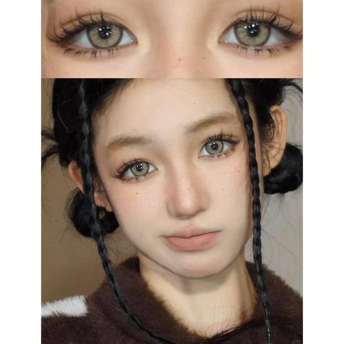 Eyecare- Beautylens Softlens Cat Eye Totem Natural Brown 14.5Mm Lensa 6 Bulan Non-Medis