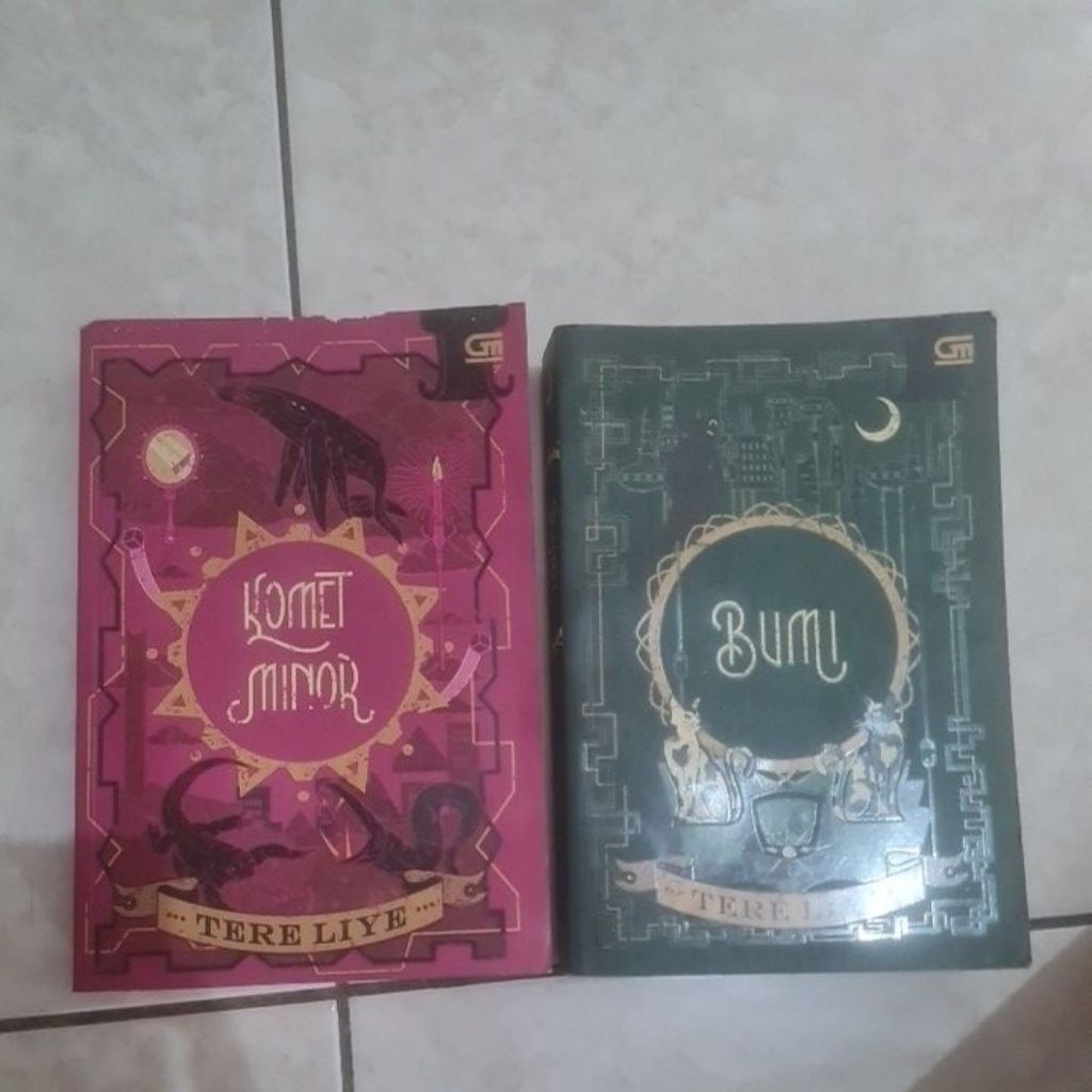 Preloved Buku Novel Indonesia Tere Liye Bumi dan Komet Minor