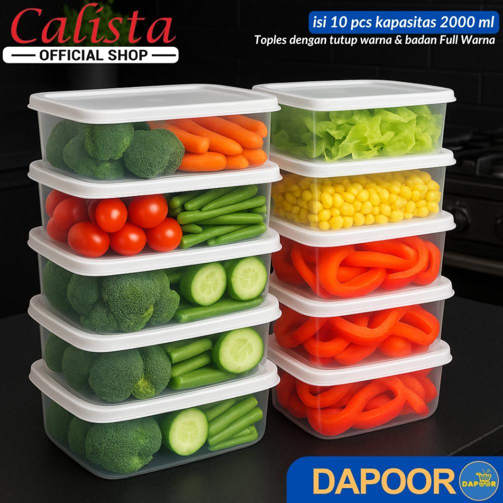 [WIRA] FOOD CONTAINER RUMOI PREMIUM KOTAK PENYIMPANAN BUMBU KULKAS SERBAGUNA SET FOOD CONTAINER/CALI