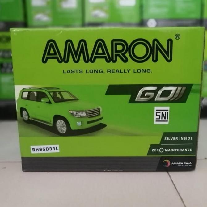 TERBARU - AKI BATERAI KERING AMARON GO 95D31L/BH95D31L PAJERO SPORT GRS 6 BLN