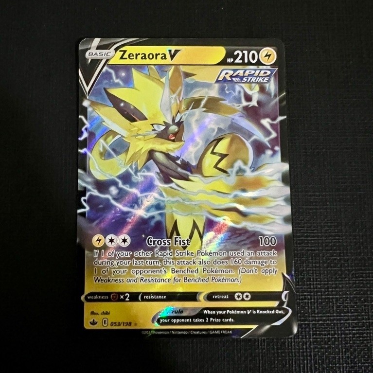 Zeraora V 053/198 English Pokemon Card Kartu Pokemon
