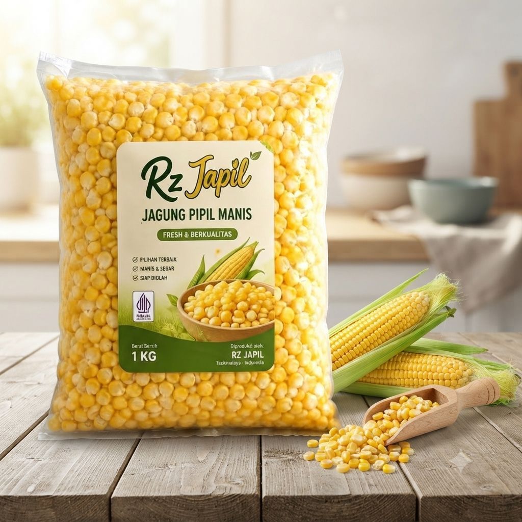 Jagung Pipil Manis Halal Fresh 1KG | Jagung Manis Segar Bahan Jasuke, Catering & Frozen Food