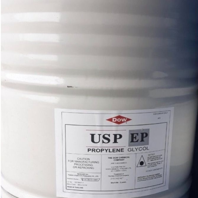 Propylene Glycol (PG) Ex. DOW kemasan 30kg
