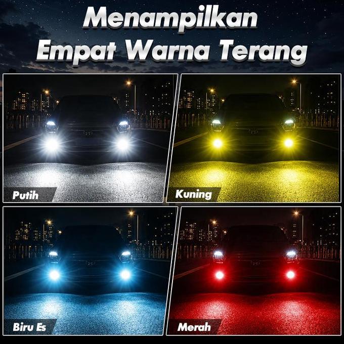 TERLARIS!! PENGIRIMAN 24 JAM SOARFLY LED LAMPU LED PUTIH THREE COLOR H8 H11 CHIP 36 SMD 3030 UNTUK H
