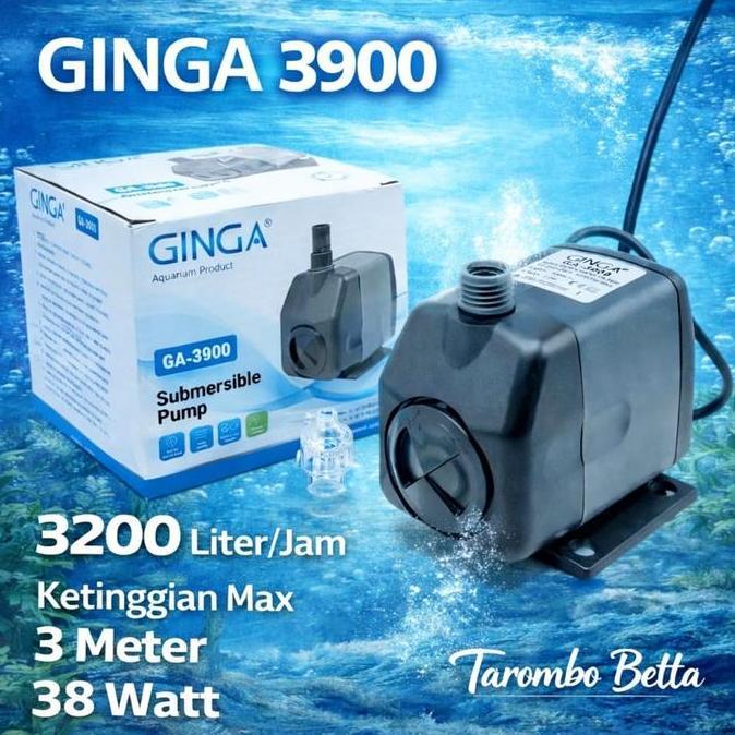 GINGA GA 3900 - Pompa Air Celup Kolam Ikan Aquarium Aquascape GA3900