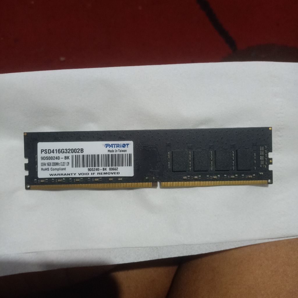 Ram 16 GB DDR4 3200Mhz
