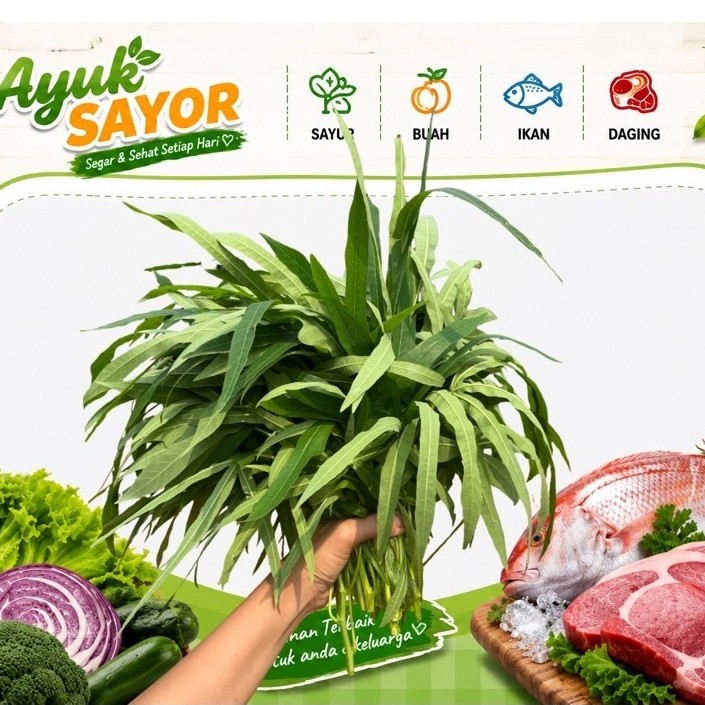 daun singkong segar