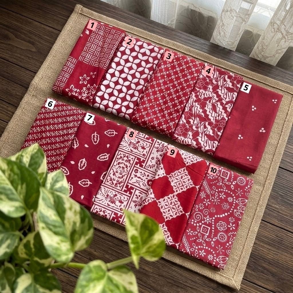 AKSARA - Kain batik kemerdekaan | Kain batik cap merah putih | kain batik agustusan