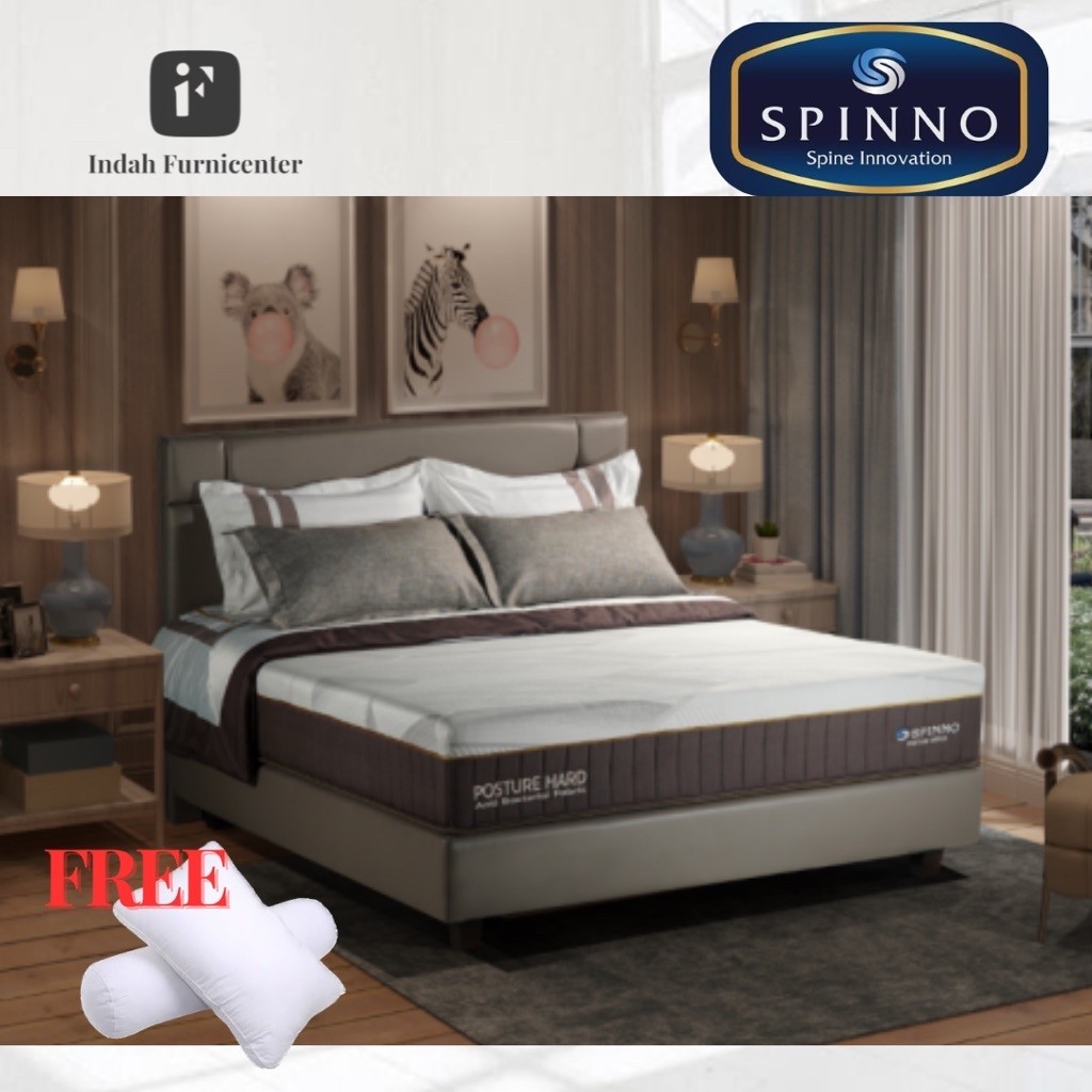 Kasur Springbed Kesehatan Spinno Posture Hard Extra firm with ultra hard foam plus high density foam