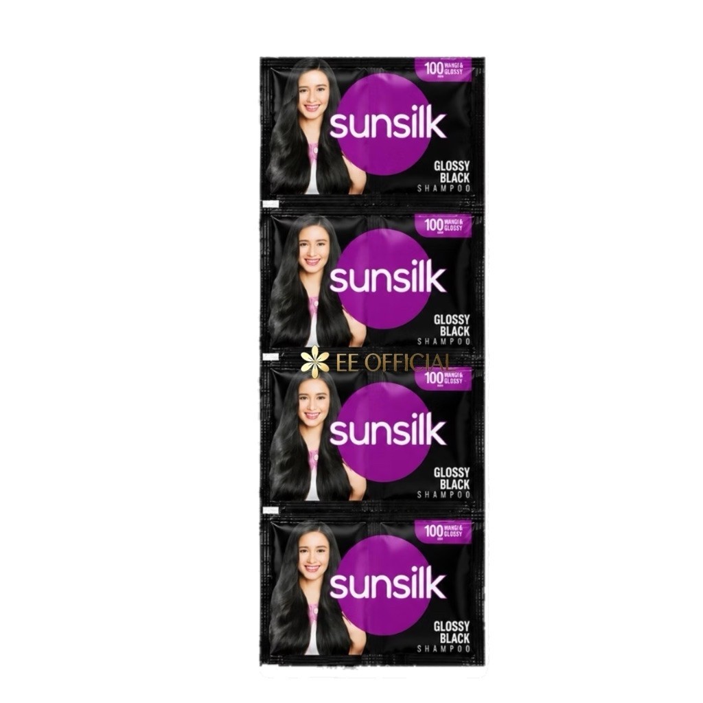 SHAMPOO SUNSILK HITAM RENCENG / SUNSILK BLACK SHINE SACHET / SAMPO SUNSILK
